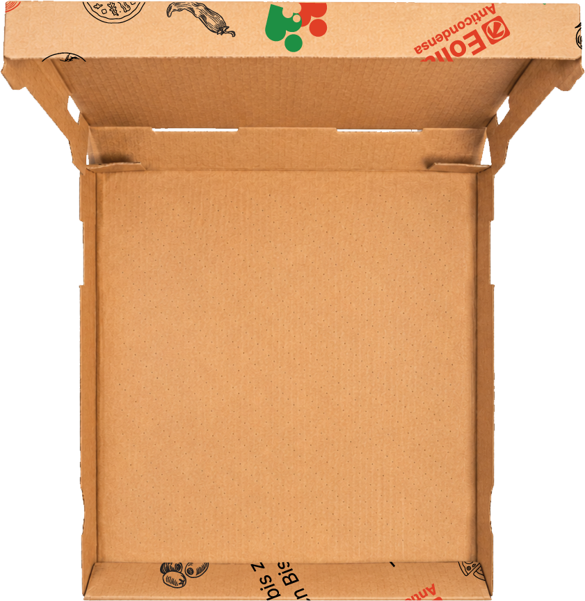 Scatola pizza Eolia di HOT DRY